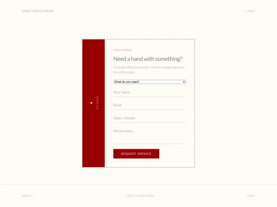 concierge screenshot