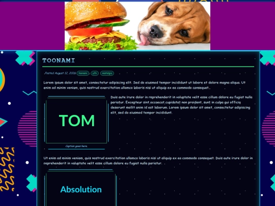 page-toonami screenshot