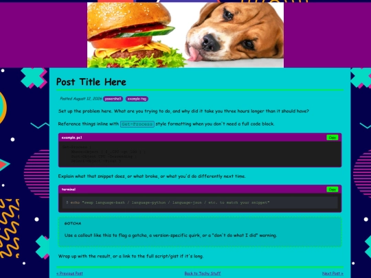template-technical screenshot
