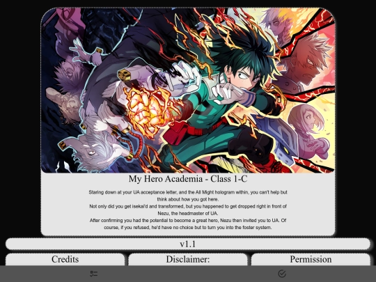 MHA Class 1-C V1.1/Class 1C screenshot