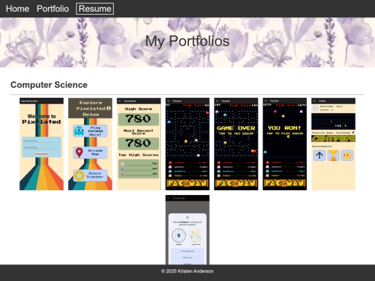 portfolio screenshot