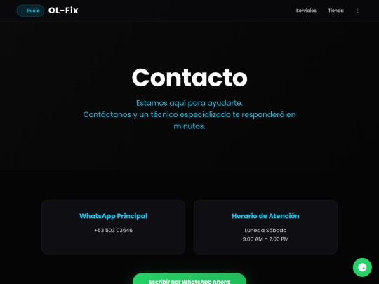 contacto screenshot