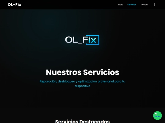 servicios screenshot