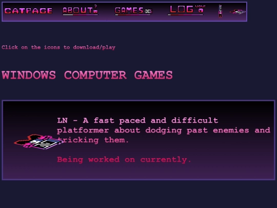 archive/catpage/games screenshot