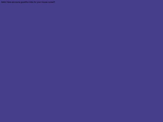 FunLinksForYourCurser screenshot