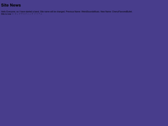 News screenshot