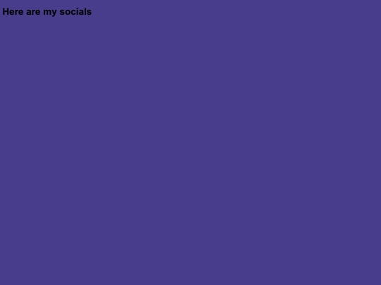 Socials screenshot