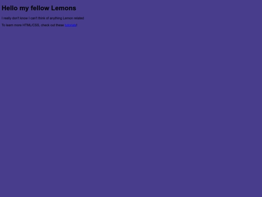 lemon screenshot