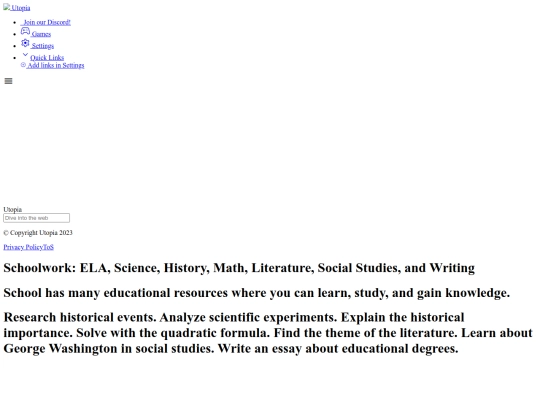 index screenshot