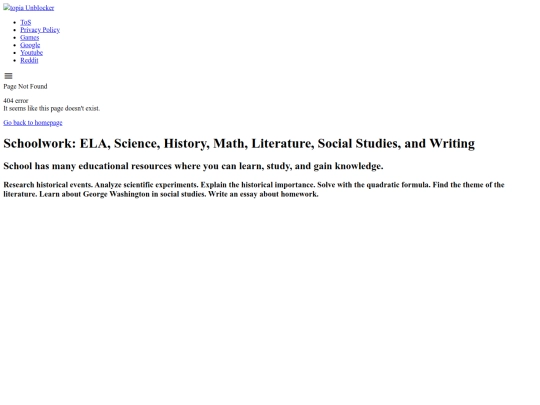 main404 screenshot