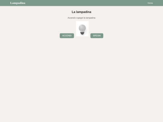 esercizi/lampadina screenshot