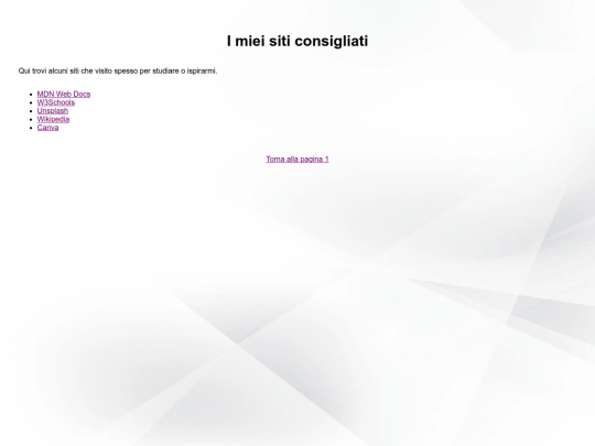links screenshot