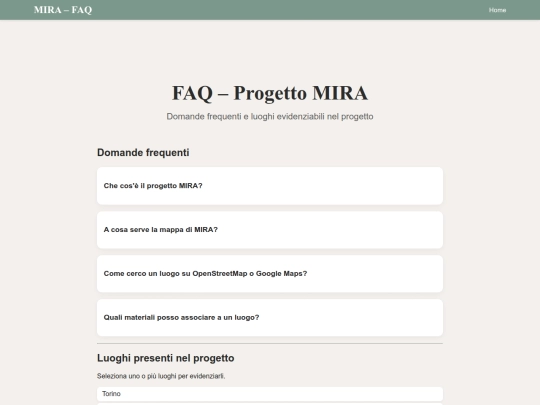 mira-faq/faq screenshot