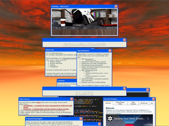 Portfolio screenshot