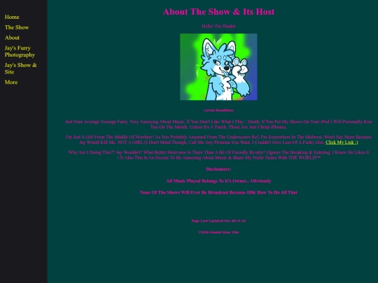 pages/show/about screenshot