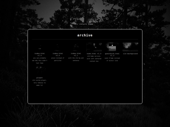 archive screenshot