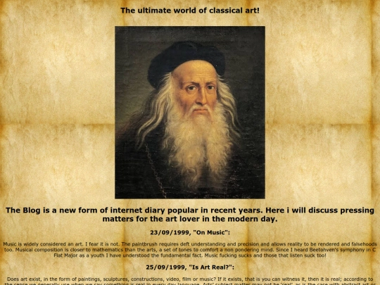 blogart screenshot