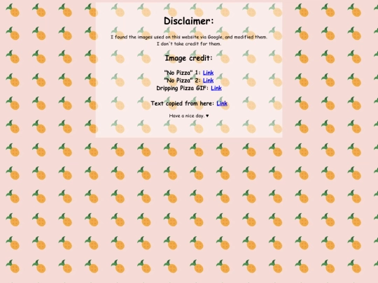 disclaimer screenshot