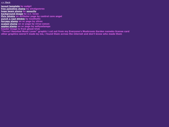credits screenshot