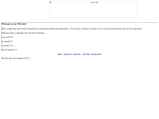 aboutme screenshot