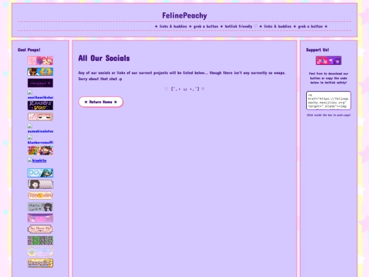 links screenshot