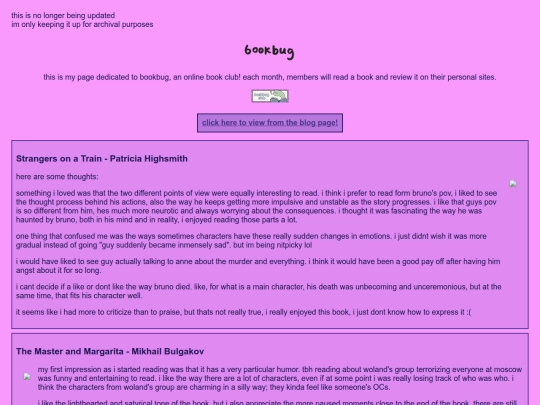 blog/bookbug screenshot
