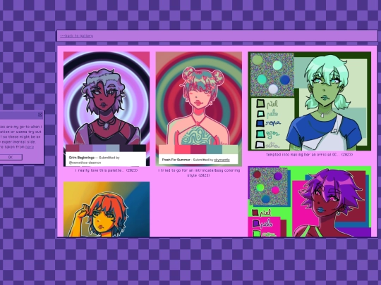 gallery/palettes screenshot