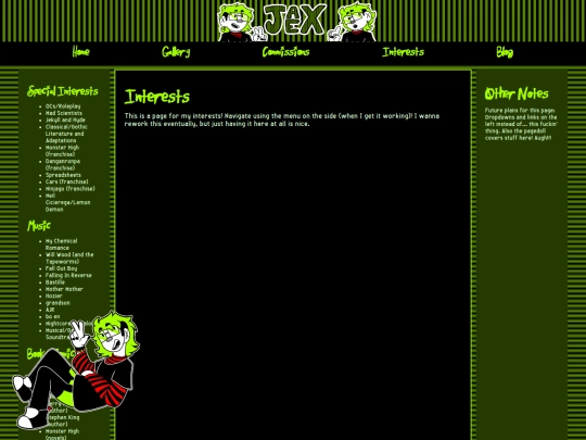 interests screenshot