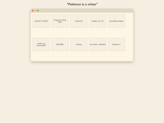 index screenshot