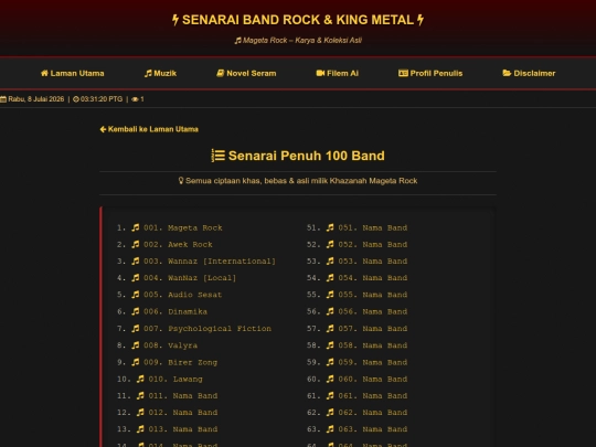100-Band-Rock-Metal screenshot
