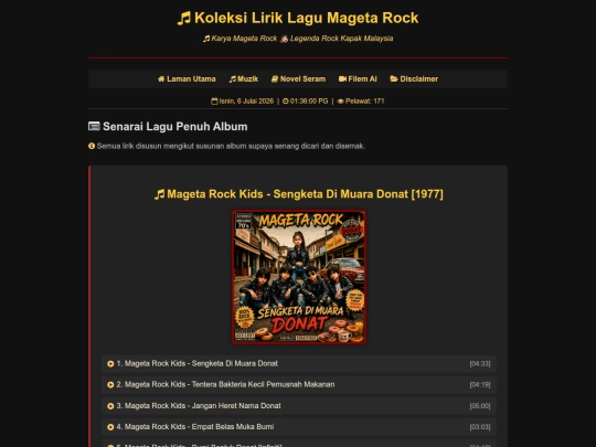 Lirik Lagu 1977/Tracklist-1977 screenshot
