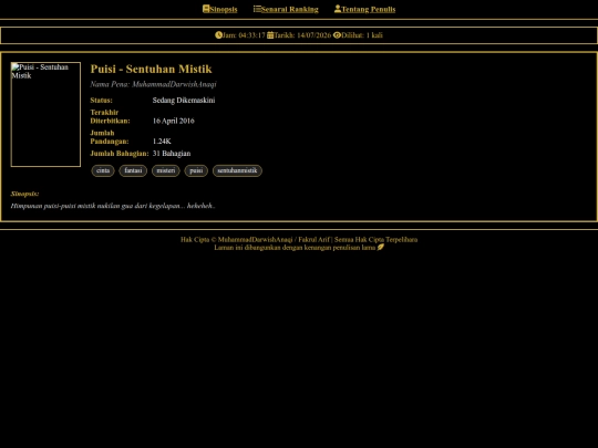 Novel_Fakrul_Arif.html/PuisiMistik screenshot