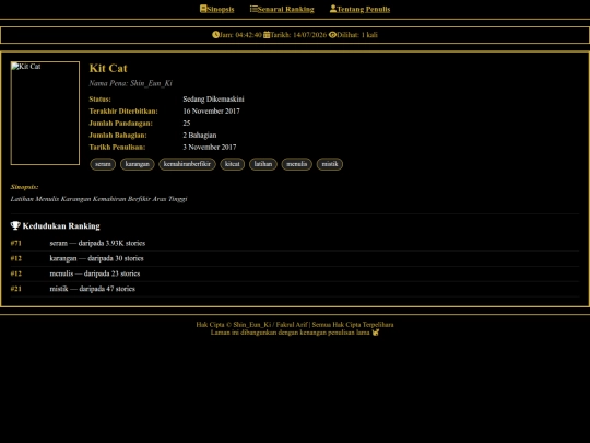 Novel_Fakrul_Arif.html/RankKitCat screenshot
