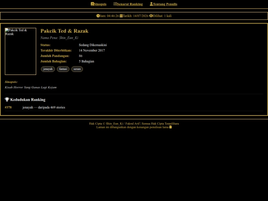 Novel_Fakrul_Arif.html/RankPakcikTedDanRazak screenshot