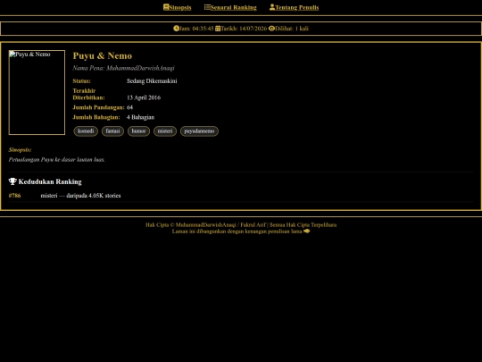 Novel_Fakrul_Arif.html/RankPuyuDanNemo screenshot