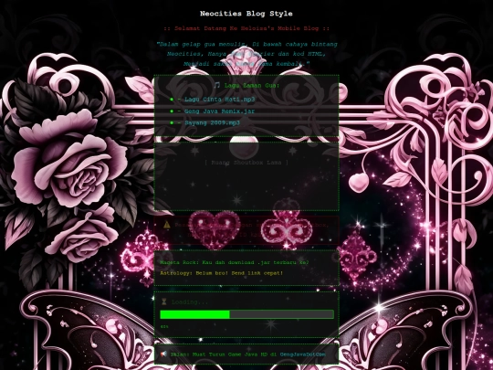 neocitiesblogstyle screenshot