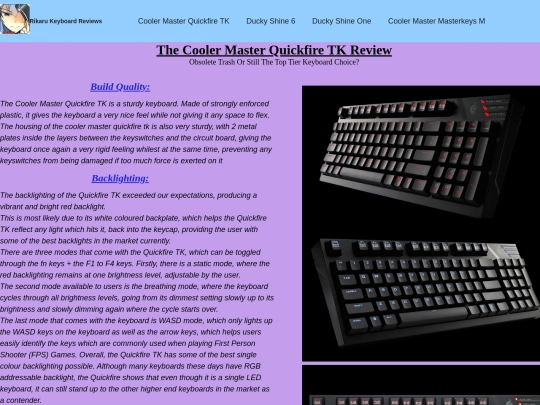 Quickfire screenshot