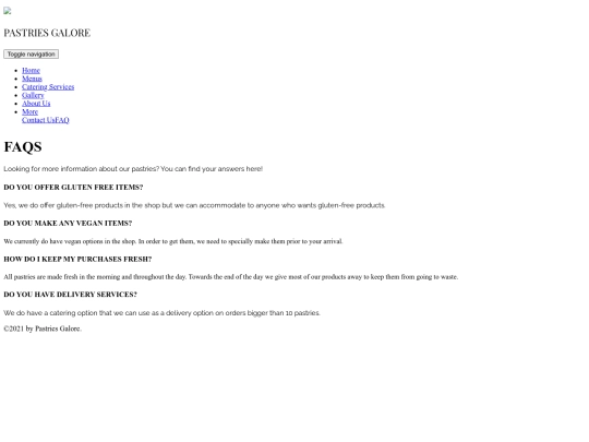 faq screenshot