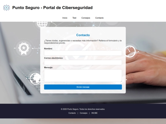 contacto screenshot
