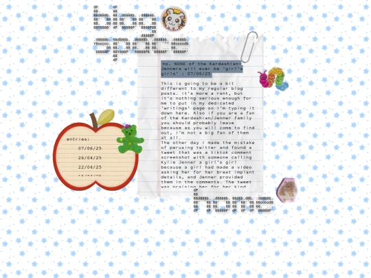 blog screenshot
