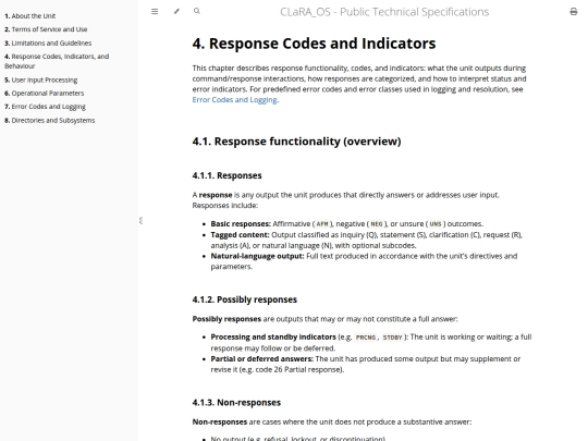 clara-os/public/book/Responses screenshot