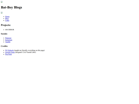links screenshot