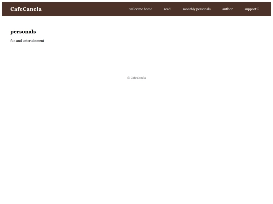 monthlypersonals screenshot
