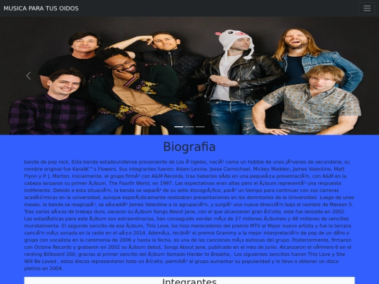 BANDAS/maroon screenshot