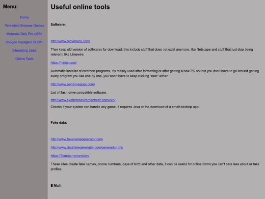 tools screenshot