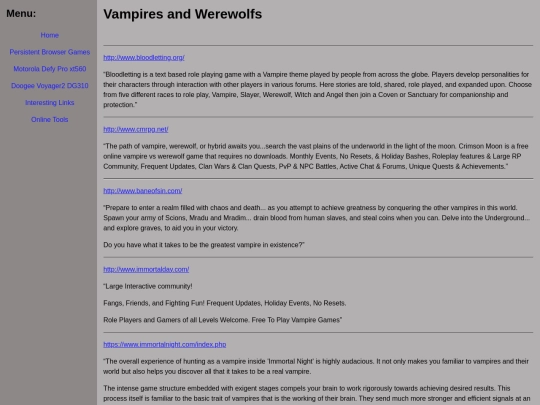 vampires screenshot