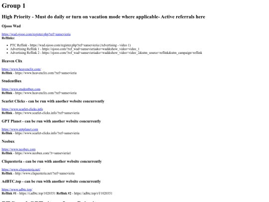 admin/reflinks screenshot