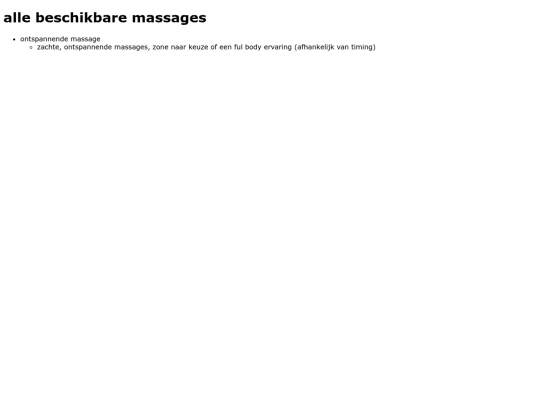 massages screenshot