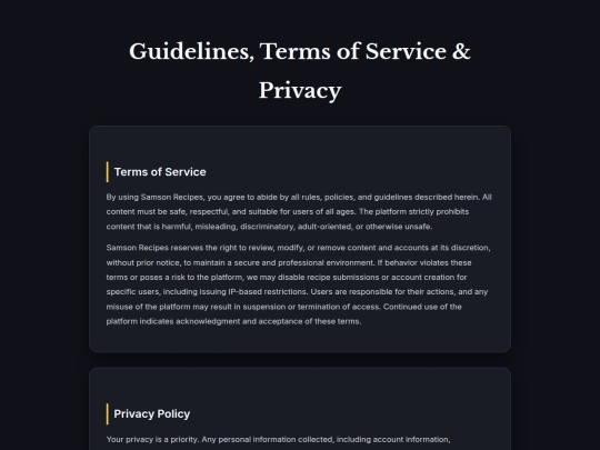 Pages/guidelines screenshot