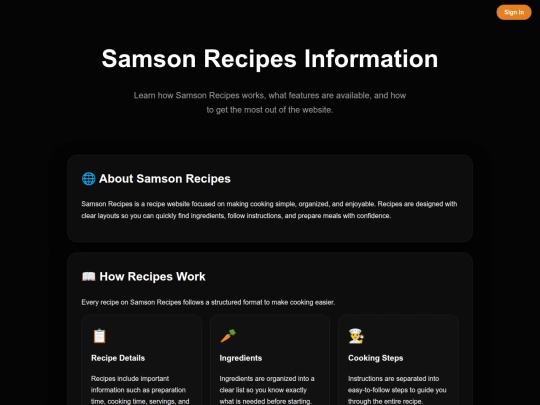 Pages/info screenshot